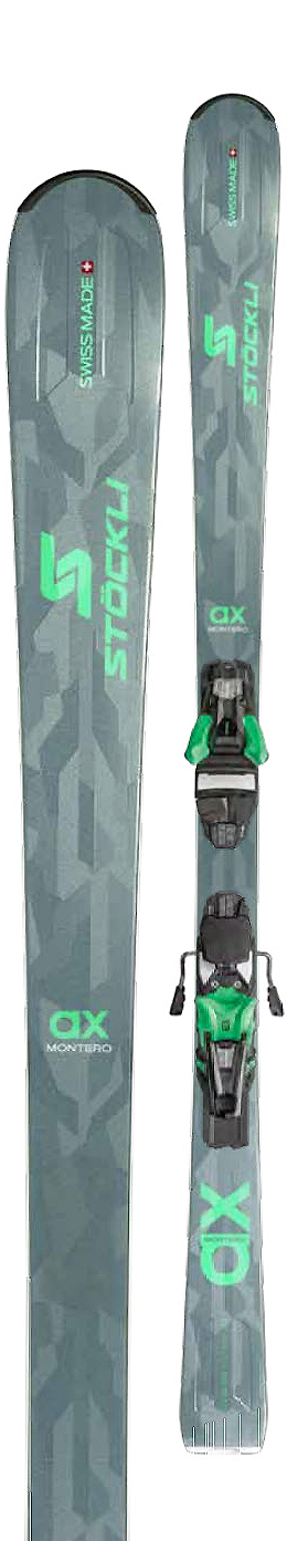 2025 - 2026 Stockli Montero AX All Mountain Piste - Stocklis All-Mountain (X) Cross is the most popular Stockli ski with ski instructors on the mountain.